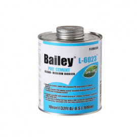 Клей для труб ПВХ Bailey L-6023 946мл ᐉ Купить ᐉ Цена ᐉ Заказать