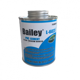 Клей для труб ПВХ Bailey L-6023  473мл ᐉ Купить ᐉ Цена ᐉ Заказать