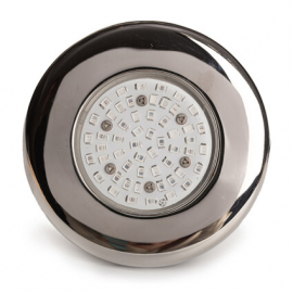 Прожектор светодиодный AquaViva LED203 54LED (5Вт) RGB, стальной ᐉ Купить ᐉ Цена ᐉ Заказать