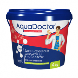 Хлор AquaDoctor C-60T 4 кг. в таблетках ᐉ Купить ᐉ Цена ᐉ Заказать