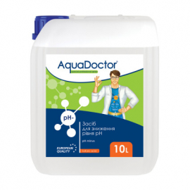 AquaDoctor pH Minus (Сірчана 35%) 10 л. ᐉ Купить ᐉ Цена ᐉ Заказать