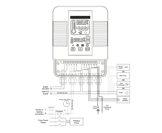 Цифровий контролер Elecro Poolsmart Plus для теплообмінників G2 / SST, изображение 4 ᐉ Купить ᐉ Цена ᐉ Заказать