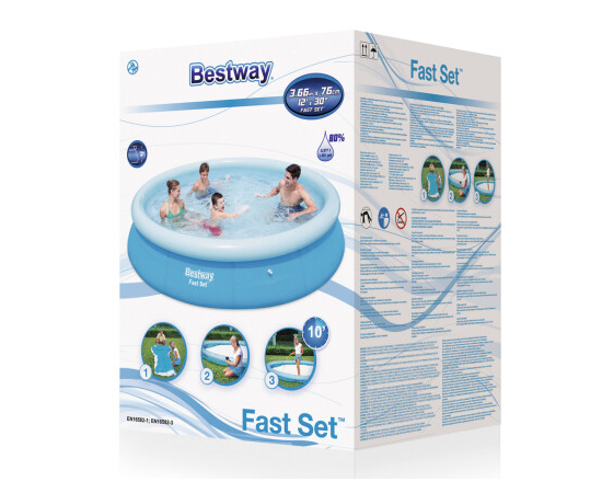 Надувной бассейн Bestway 57273 (366x76 см), изображение 4 ᐉ Купить ᐉ Цена ᐉ Заказать в Киеве, Украине