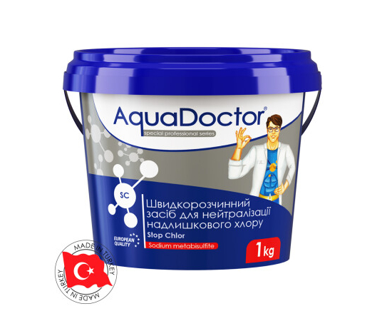 AquaDoctor SC Stop Chlor - 1 кг. ᐉ Купить ᐉ Цена ᐉ Заказать