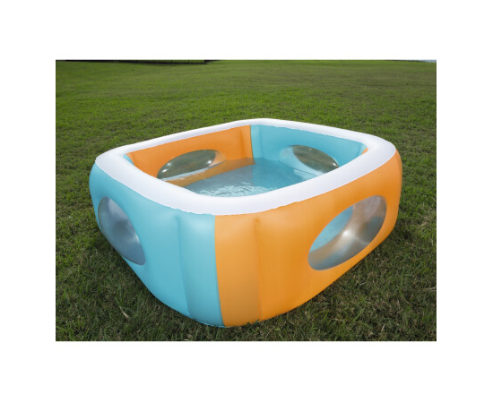 Дитячий надувний басейн Bestway 51132 (168х168х56), з віконцями, изображение 6 ᐉ Купить ᐉ Цена ᐉ Заказать