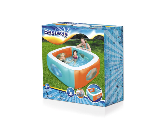 Дитячий надувний басейн Bestway 51132 (168х168х56), з віконцями, изображение 7 ᐉ Купить ᐉ Цена ᐉ Заказать