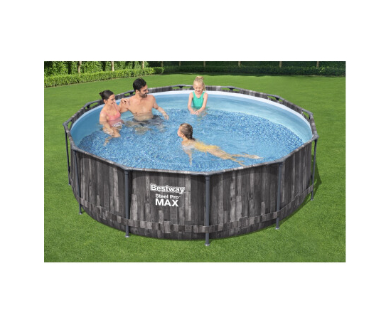 Каркасний басейн Bestway Wood Style 5614X (366х100) з картриджних фільтром, изображение 6 ᐉ Купить ᐉ Цена ᐉ Заказать