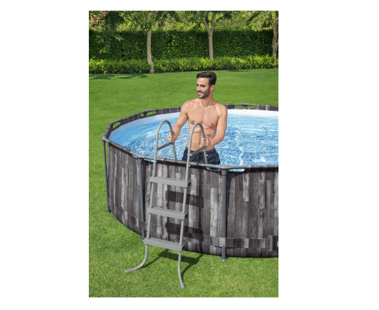 Каркасний басейн Bestway Wood Style 5614X (366х100) з картриджних фільтром, изображение 5 ᐉ Купить ᐉ Цена ᐉ Заказать